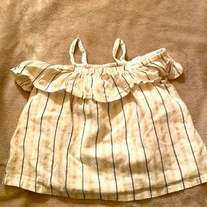 Cute off the shoulder top for toddlers